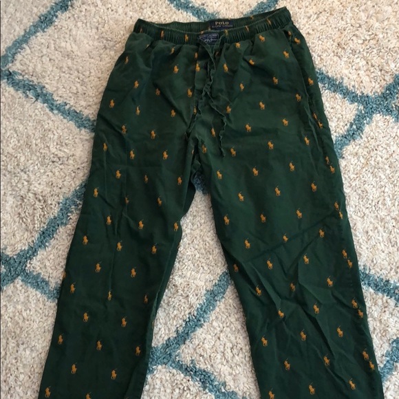 green polo pants